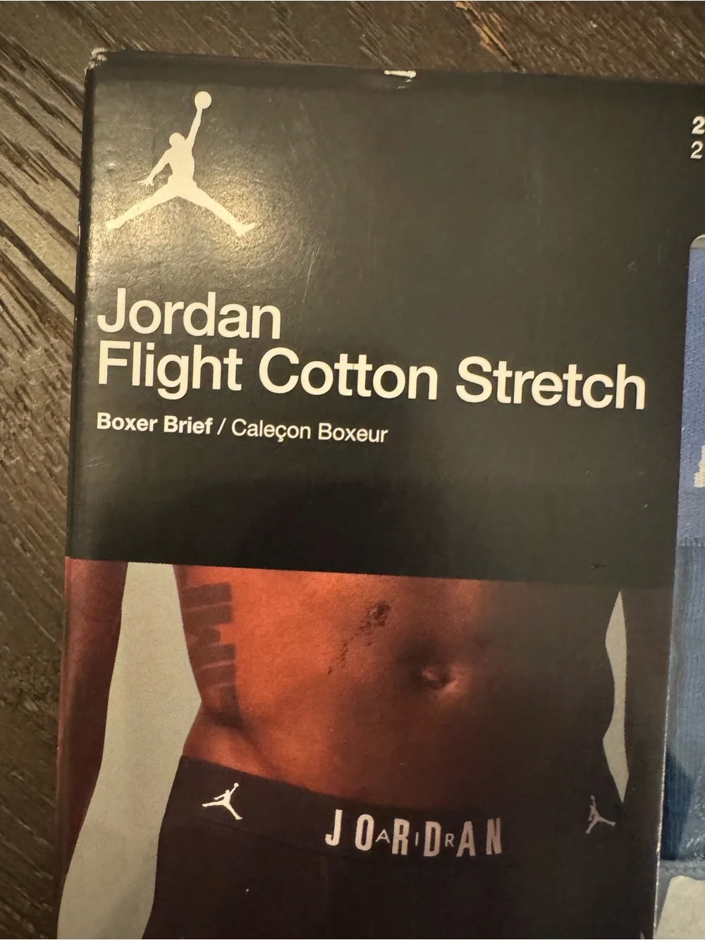 Jordan Flight Cotton Stretch 2 Pack Men’s Medium Boxer Briefs. Blue. NWT